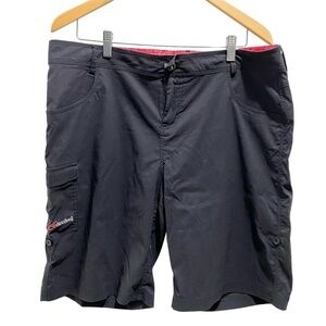 Cloudveil athletic Gorpcore hiking grey/ pink accent shorts women’s  2XL